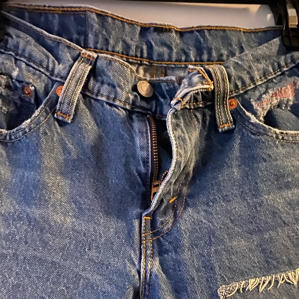 Levi patchwork jeans